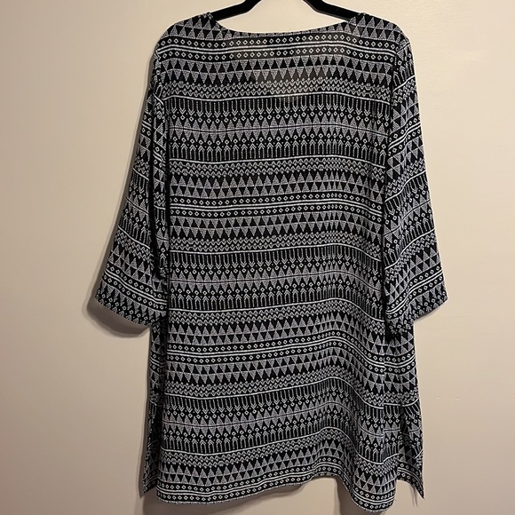 Size 22 Michel Studio sheer tunic blouse - Picture 9 of 9